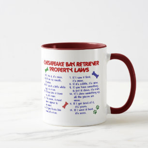 Lagar 2 för egendom för CHESAPEAKEFJÄRDRETRIEVE Mugg