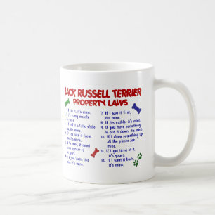 Lagar 2 för egendom för JACKRUSSELL TERRIER Kaffemugg