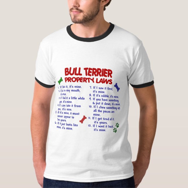 Lagar 2 för TJURTERRIERegendom Tröja (Framsida)
