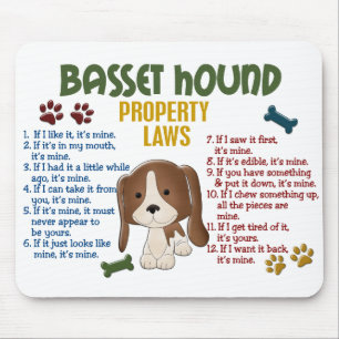 Lagar 4 för Bassethundegendom Musmatta