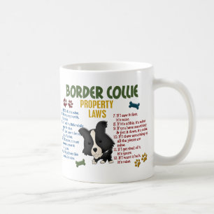 Lagar 4 för gränsCollieegendom Kaffemugg