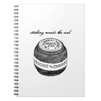 "Lagar att sy" anteckningsboken från den Anteckningsbok Med Spiral