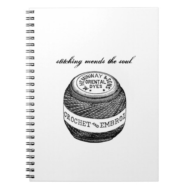 "Lagar att sy" anteckningsboken från den Anteckningsbok Med Spiral (Framsidan)