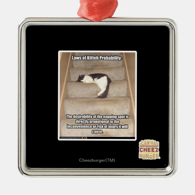 Lagar av den Kitteh probabilityen Julgransprydnad Metall (Framsidan)