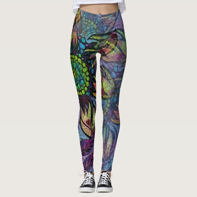 Lagar av glasmassa leggings (Framsida)