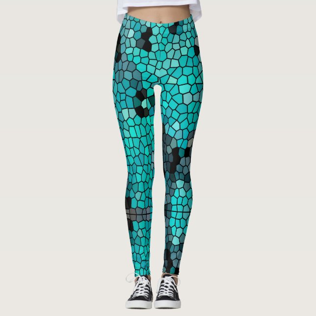 Lagar av glasmassa leggings (Framsida)