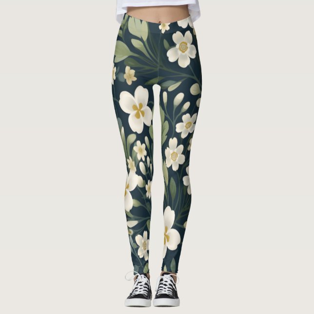 Lagar för bästa Blommigt för upplysning Leggings (Framsida)