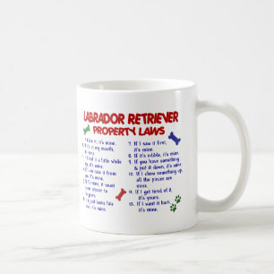 Lagar för egendom för LABRADOR RETRIEVER Kaffemugg