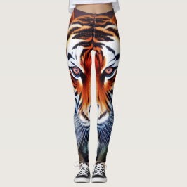 Lagar för övertryckning av tigerbete leggings
