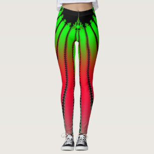 Lagar i vattenmelon stil leggings