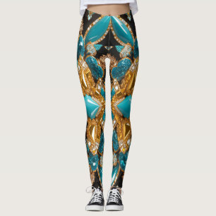 Lagar med Bahamas Färg-utformning Leggings