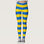 Lagar med flagga i Ukraina Leggings<br><div class="desc">Gå in i ukrainsk stolthet med våra armar som har ukrainsk flagga! Dessa balkar visar stolt Ukrainas symboler med två vågräta band av blått och gult. Perfekt för att du visar din kärlek till Ukraina under workouts, tillfälliga utfall eller när du slappnar av hemma. Våra ben är utformade för bekvämlighet...</div>