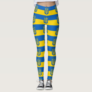Lagar med flagga i Ukraina Leggings