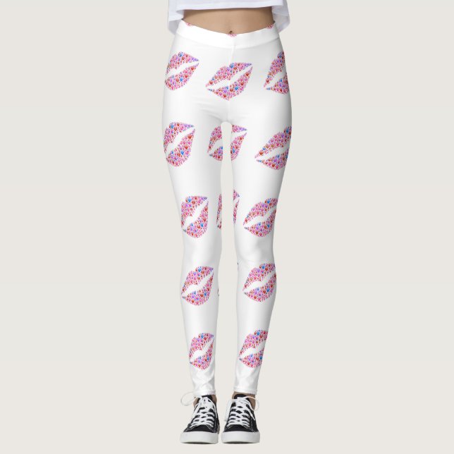LAGAR MED "KISSER" LEGGINGS (Framsida)