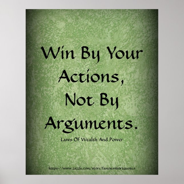 Lagar om förmögenhetsmakt som Grönten för åtgärder Poster (Framsidan)