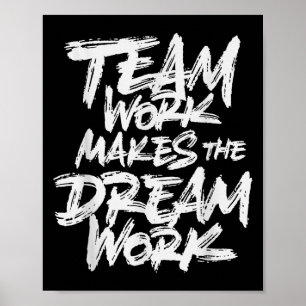 Lagarbete Får Drömmen Att Bli Verklighet _ Teambui Poster