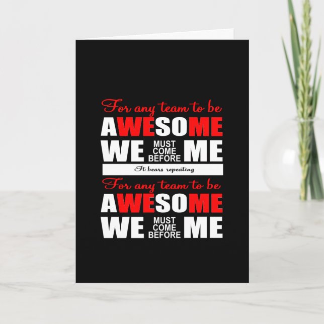 lagarbete motivationscitat kort (Framsida)