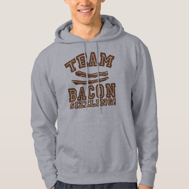 LAGBACON SIZZLING Tshirts, muggar, gåvor Hoodie (Framsida)