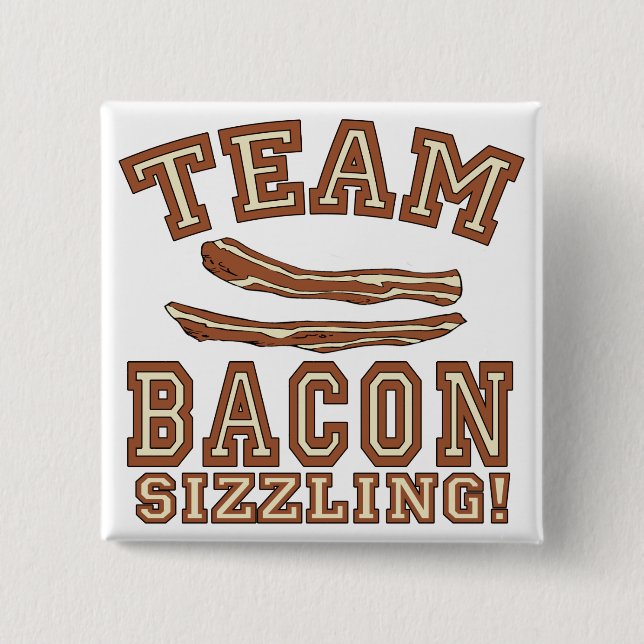 LAGBACON SIZZLING Tshirts, muggar, gåvor Knapp (Framsida)