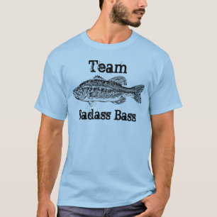 LagBadass bas- fiske T-shirt