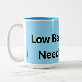 Lågbatterilivsljuk kaffe Mugg