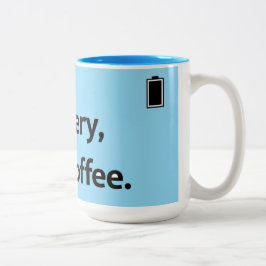 Lågbatterilivsljuk kaffe Mugg