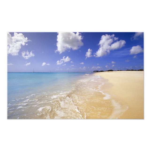 LågBay Beach, Barbuda, Antigua Fototryck (Framsidan)