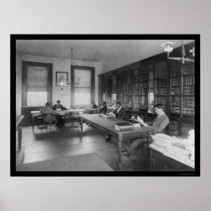 Lagbibliotek på den Howard universiteten 1900 Poster
