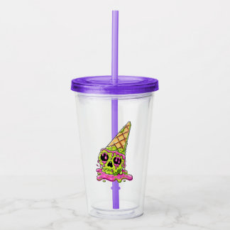 Lågbrow-grafisk bägare - giftigt glass take away mugg