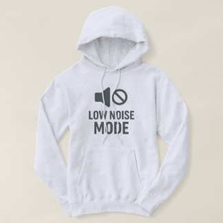 Lågbrusläges Minimal Grafisk Hoodie