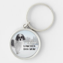 Lågchen Hundmamma Vinterscen