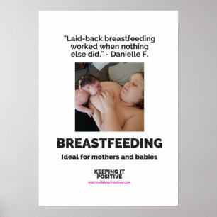 Lagd tillbaka Breastfeeding affisch