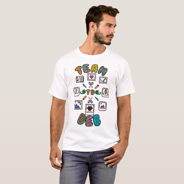 LagDeb Scrapbooking Tee Shirt (Hel framsida)