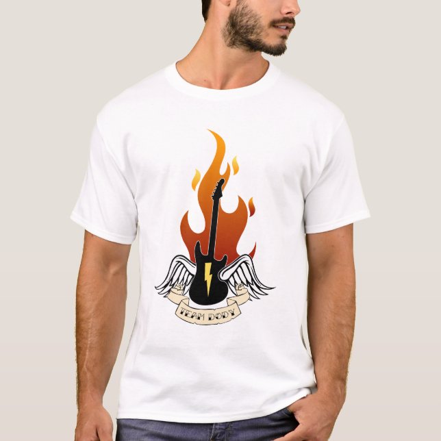 LagDody kontrast syr T-tröja Tee (Framsida)