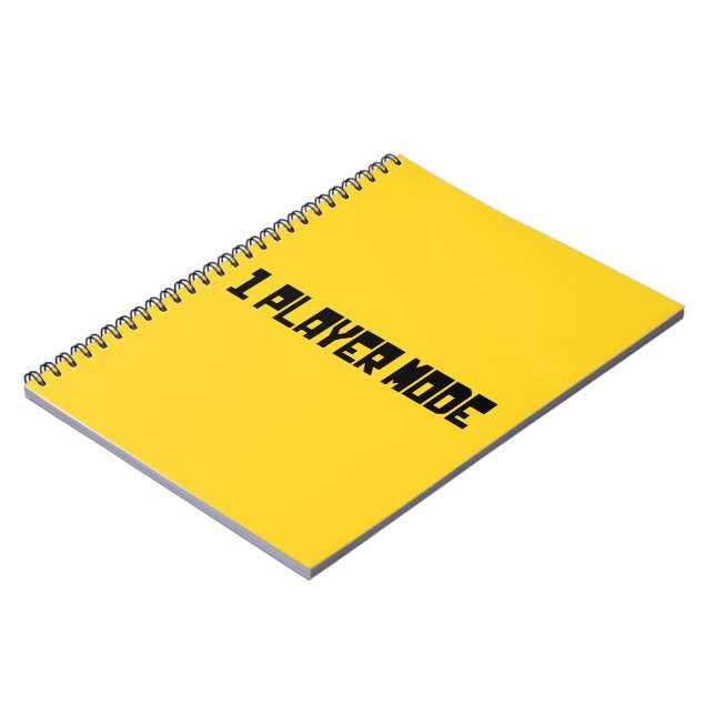 Läge för en/en spelare anteckningsbok med spiral (Vänstra Sidan)