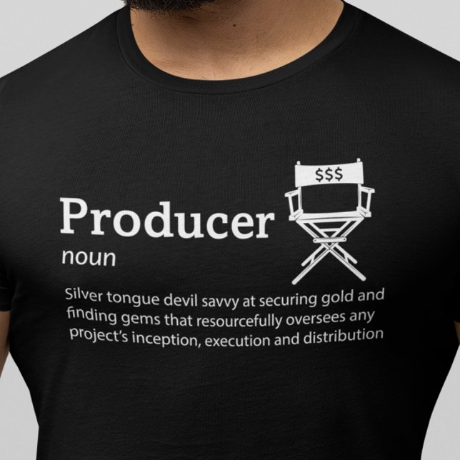 Läge för Mörk av producentdefinition - Filmmaker T Shirt (Skapare uppladdad)