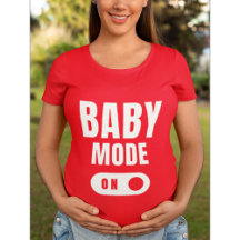 Läge i baby - Gravid Meddelande - Röd T-shirt