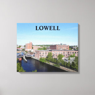 LÅGELL STADSVY INKLUDERAD CANVASTRYCK