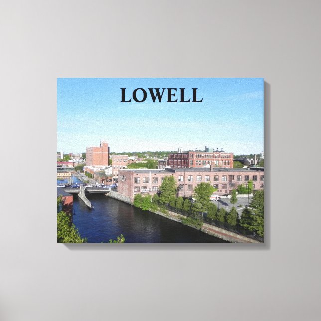 LÅGELL STADSVY INKLUDERAD CANVASTRYCK (Framsida)