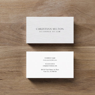 Lagen med den minimalistiske Eleganten Struktur Wh Visitkort
