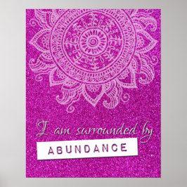 Lagen om Attraktion Money Wealth Yoga Mindful Quot Poster