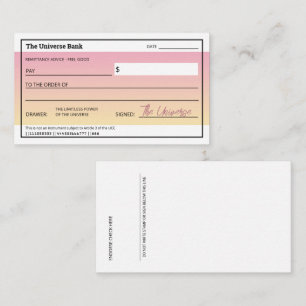 Lagen om penningkontroll av Rosa av Attraktion Cut Anteckningskort