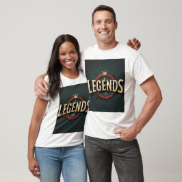 Lagends Typography Namn T-Shirt
