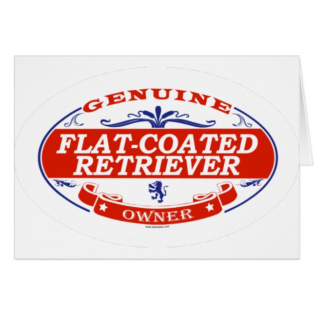 Lägenhet-Jackad Retriever Hälsningskort (Framsidan Horizontal)