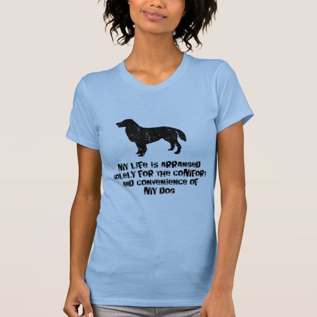 Lägenhet-Jackad Retriever Tee (Framsida)