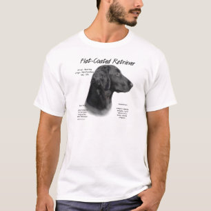 Lägenhet-Jackad Retrieverhistoriedesign Tee
