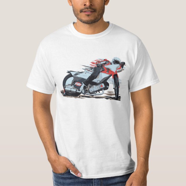 Lägenheten spårar & speedwaymotorcykeltävla #5 t-shirt (Framsida)