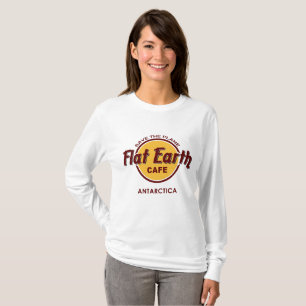 LägenhetjordCafe - SPARA FLYGPLAN - Antarktis T-shirt