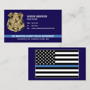 Lagens verkställande logotyp anställd polisavdelni visitkort