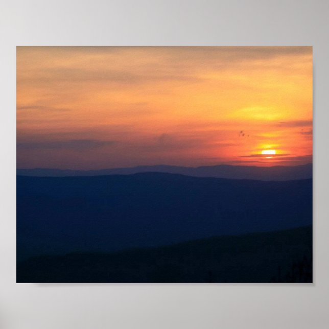 Lager av Blue Ridge Poster (Framsidan)